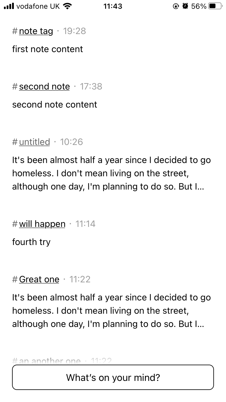 Formatting